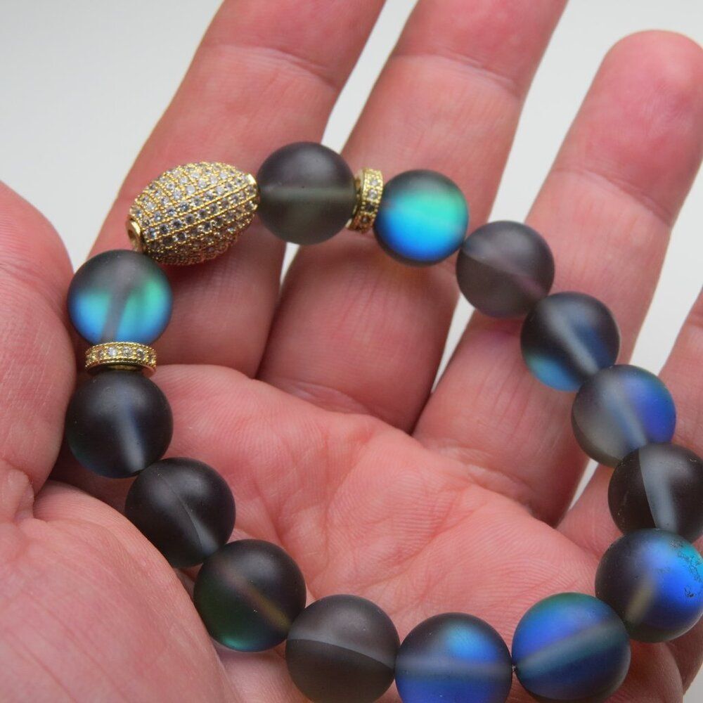 14k Moonstone Bracelet